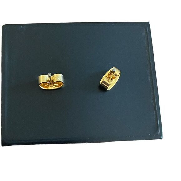 Vintage Floral Bone China Earrings Lot Of 3 Two Pierced & One Clip On England - Picture 4 of 10